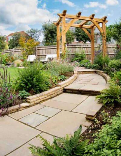 Laurel-Hill-Gardens-Hydon-Grove-Oak-Pergola-Garden-3